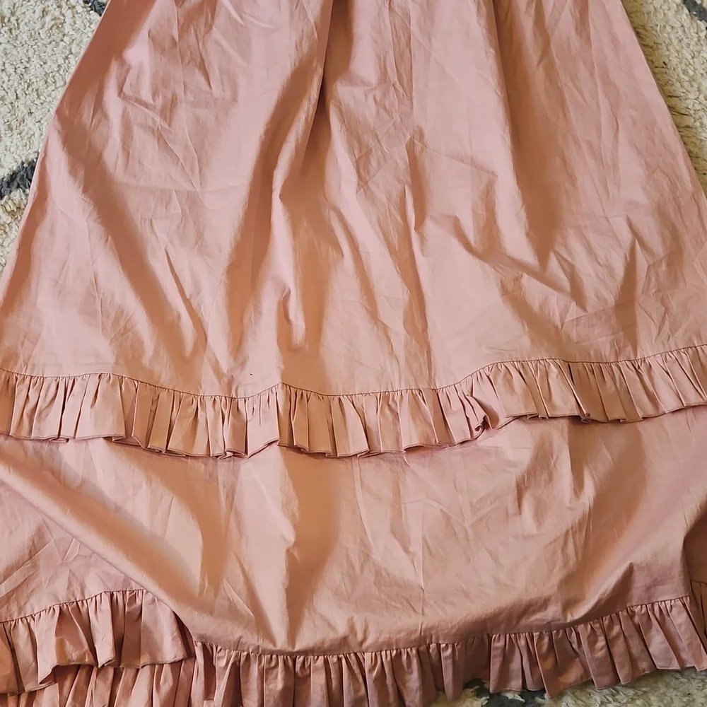 Hatch Maternity Ruffle Trim Maxi Length Dress O/s - Picture 6 of 6